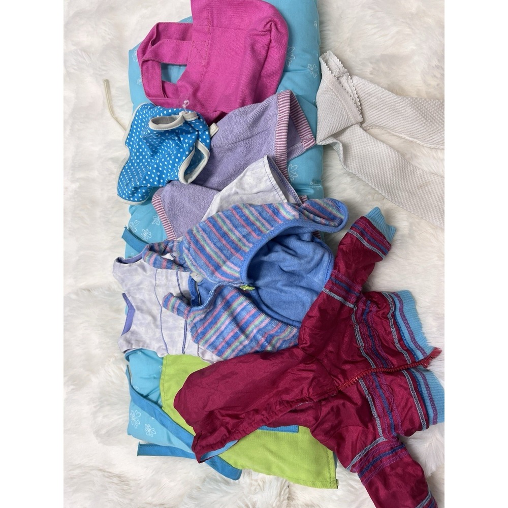 American Girl Clothing Lot 18 Inch Doll Cloths Swim Apron Dress Mattress Jacket